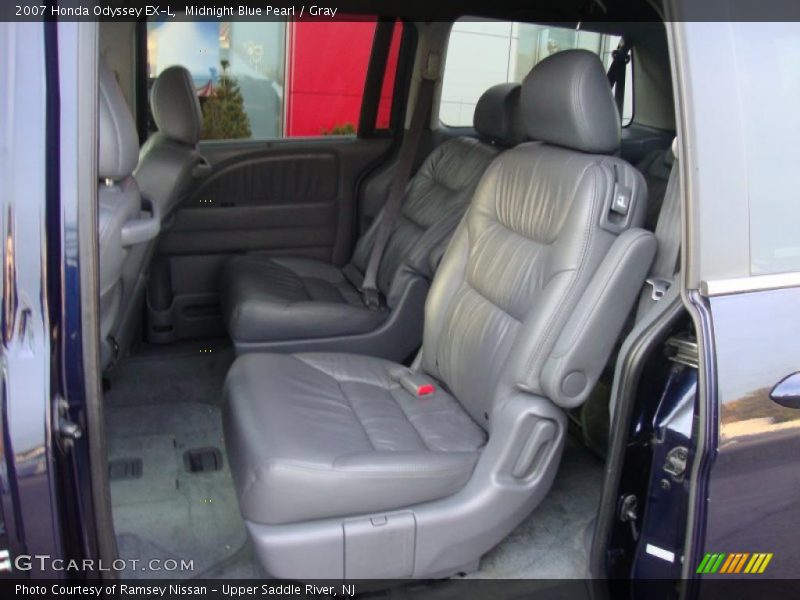 Midnight Blue Pearl / Gray 2007 Honda Odyssey EX-L