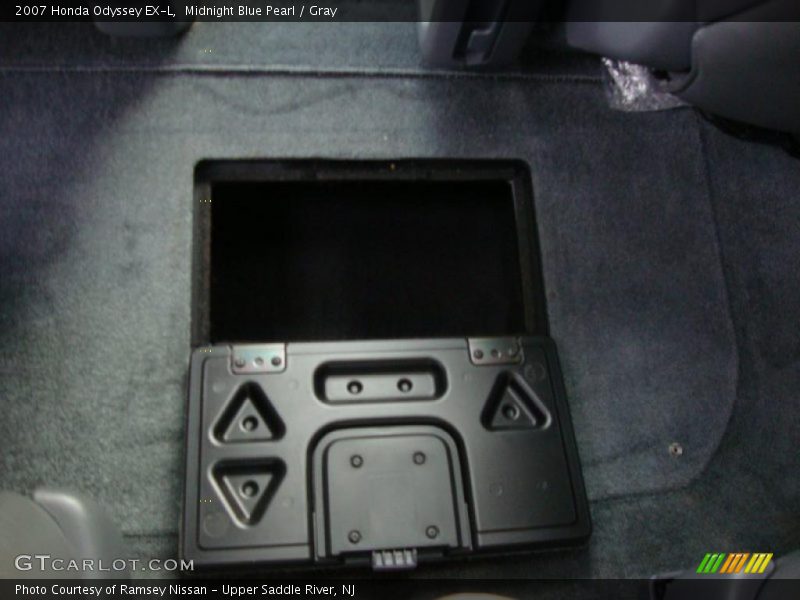 Midnight Blue Pearl / Gray 2007 Honda Odyssey EX-L