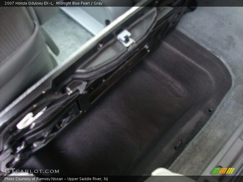 Midnight Blue Pearl / Gray 2007 Honda Odyssey EX-L
