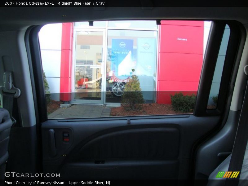 Midnight Blue Pearl / Gray 2007 Honda Odyssey EX-L
