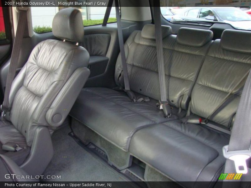 Midnight Blue Pearl / Gray 2007 Honda Odyssey EX-L