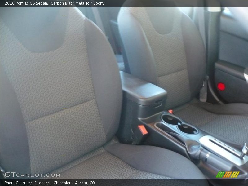 Carbon Black Metallic / Ebony 2010 Pontiac G6 Sedan