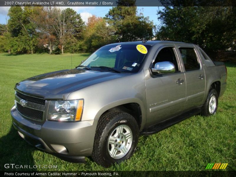 Graystone Metallic / Ebony 2007 Chevrolet Avalanche LT 4WD