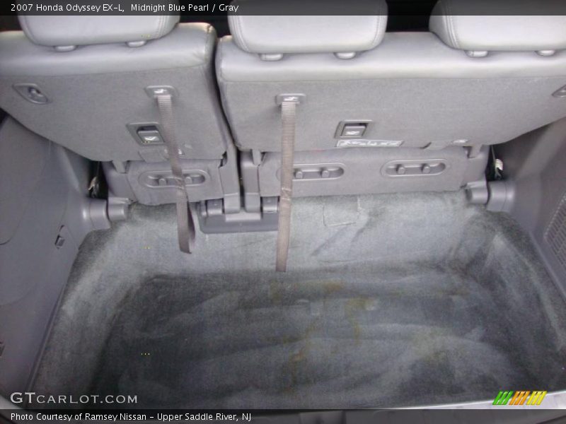 Midnight Blue Pearl / Gray 2007 Honda Odyssey EX-L