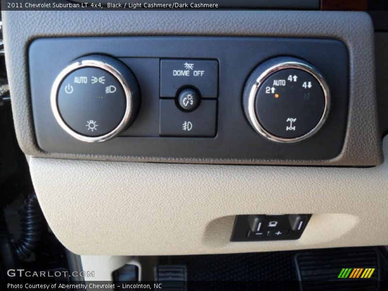 Controls of 2011 Suburban LT 4x4