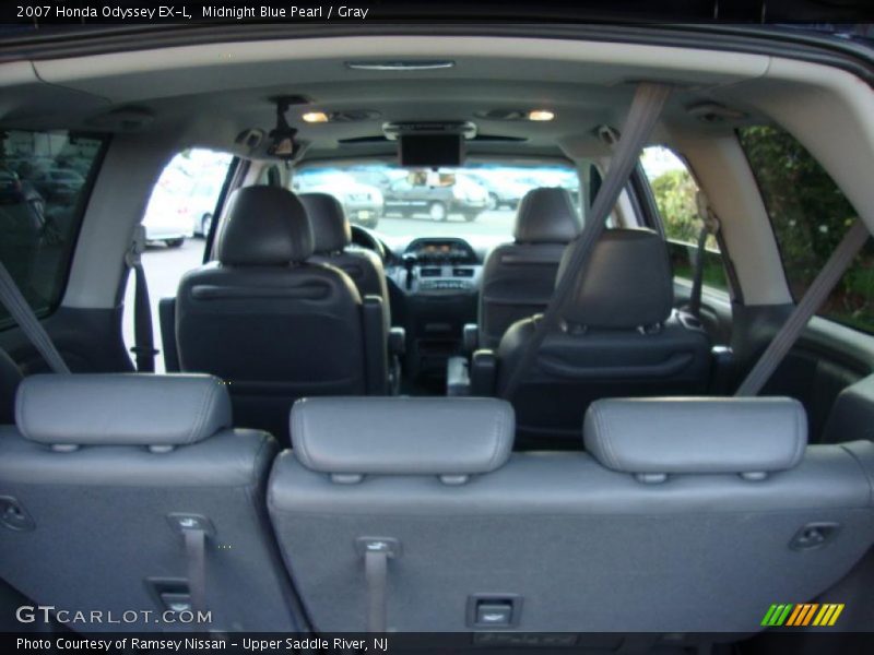 Midnight Blue Pearl / Gray 2007 Honda Odyssey EX-L
