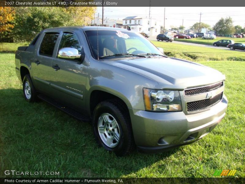 Graystone Metallic / Ebony 2007 Chevrolet Avalanche LT 4WD