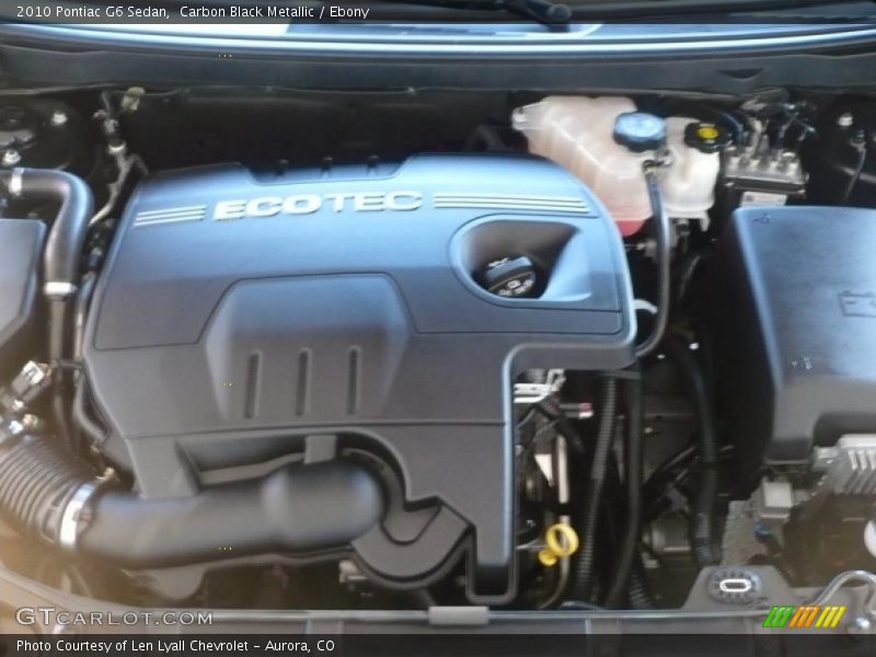 Carbon Black Metallic / Ebony 2010 Pontiac G6 Sedan