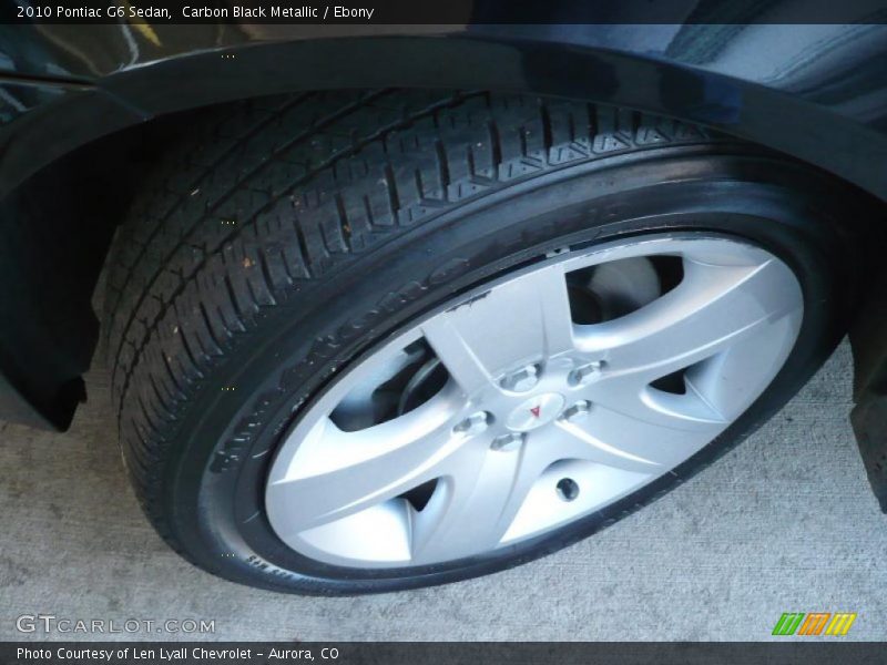 Carbon Black Metallic / Ebony 2010 Pontiac G6 Sedan
