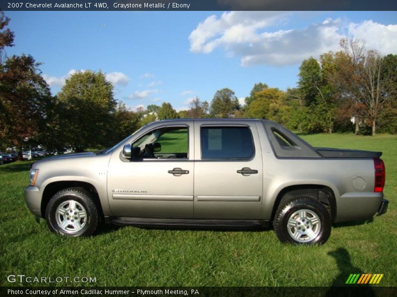 Graystone Metallic / Ebony 2007 Chevrolet Avalanche LT 4WD