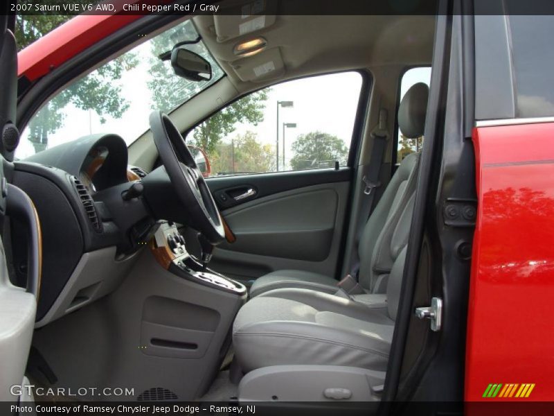 Chili Pepper Red / Gray 2007 Saturn VUE V6 AWD