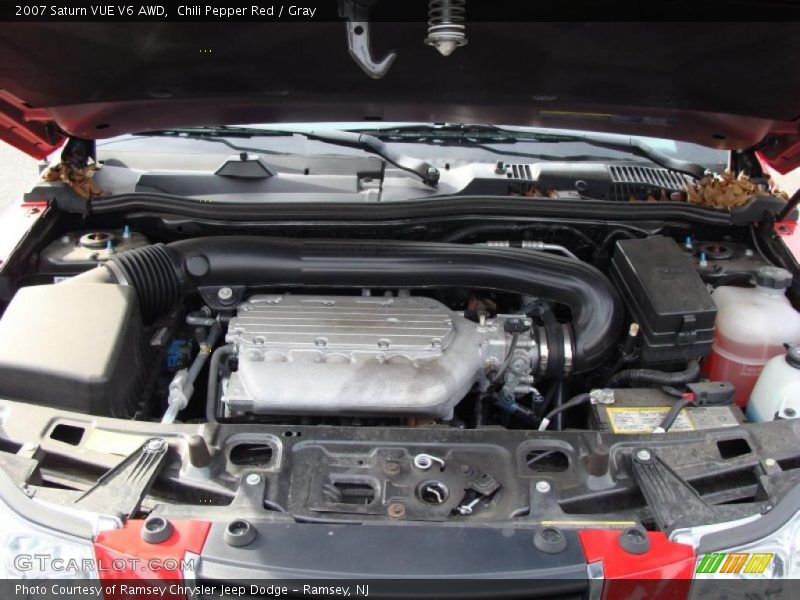 Chili Pepper Red / Gray 2007 Saturn VUE V6 AWD