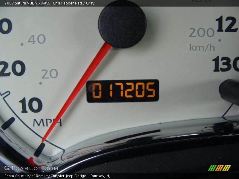 Chili Pepper Red / Gray 2007 Saturn VUE V6 AWD