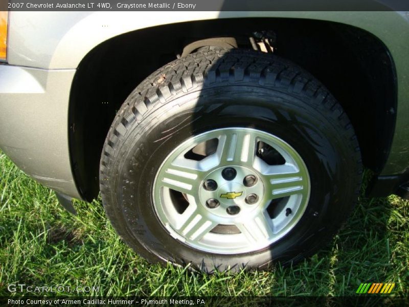 Graystone Metallic / Ebony 2007 Chevrolet Avalanche LT 4WD