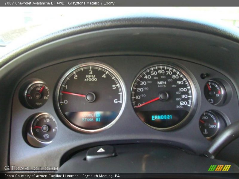 Graystone Metallic / Ebony 2007 Chevrolet Avalanche LT 4WD