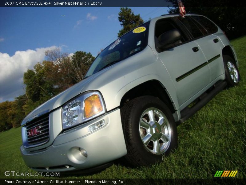 Silver Mist Metallic / Ebony 2007 GMC Envoy SLE 4x4
