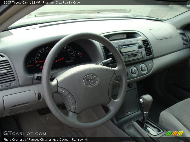 Dashboard of 2005 Camry LE V6