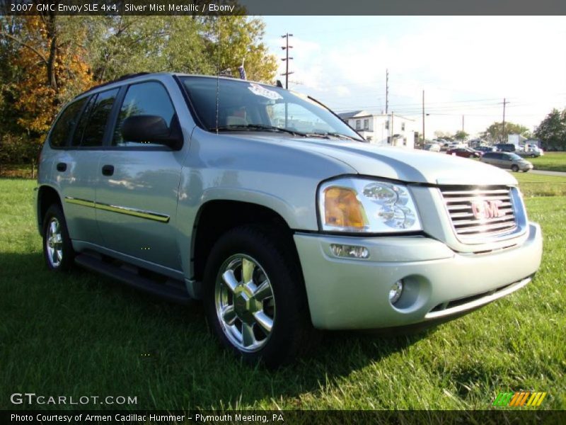 Silver Mist Metallic / Ebony 2007 GMC Envoy SLE 4x4