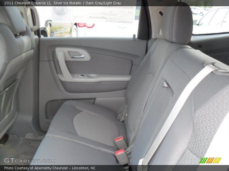 Silver Ice Metallic / Dark Gray/Light Gray 2011 Chevrolet Traverse LS