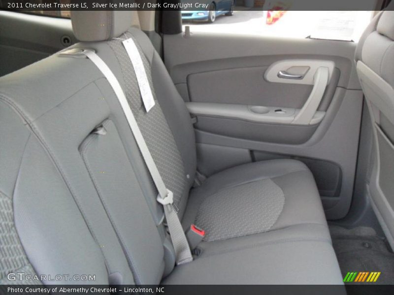 Silver Ice Metallic / Dark Gray/Light Gray 2011 Chevrolet Traverse LS
