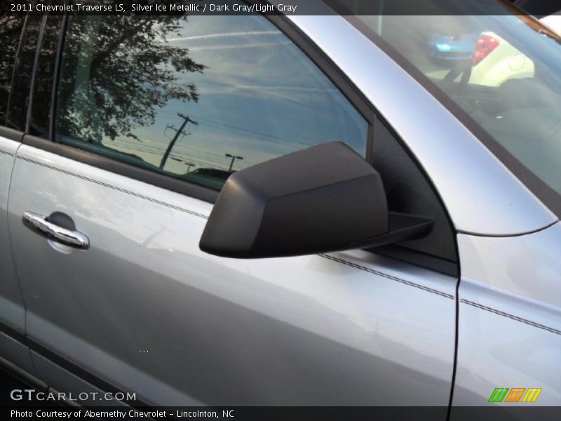 Silver Ice Metallic / Dark Gray/Light Gray 2011 Chevrolet Traverse LS