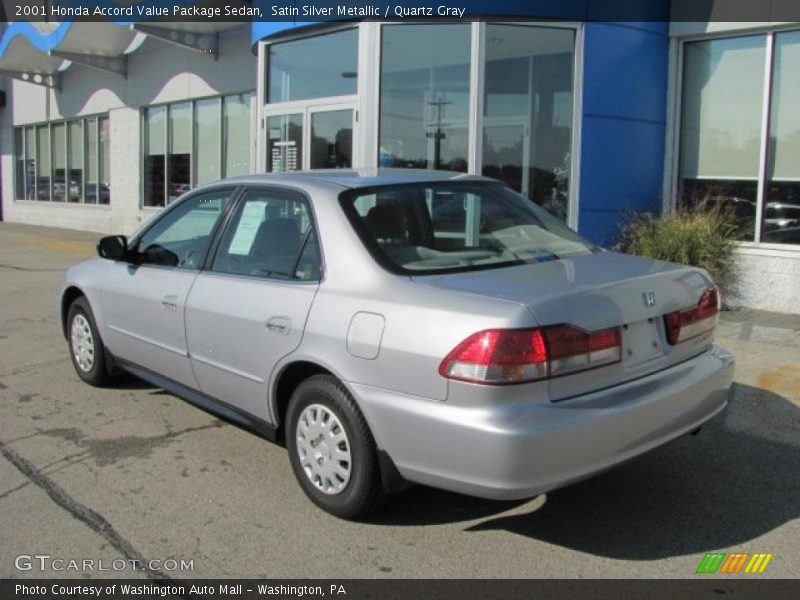 Satin Silver Metallic / Quartz Gray 2001 Honda Accord Value Package Sedan