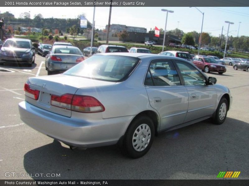 Satin Silver Metallic / Quartz Gray 2001 Honda Accord Value Package Sedan