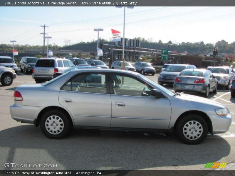 Satin Silver Metallic / Quartz Gray 2001 Honda Accord Value Package Sedan