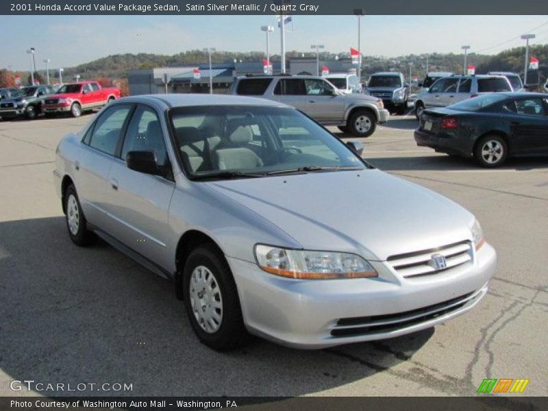 Satin Silver Metallic / Quartz Gray 2001 Honda Accord Value Package Sedan