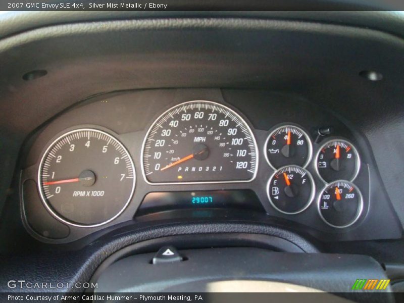 Silver Mist Metallic / Ebony 2007 GMC Envoy SLE 4x4