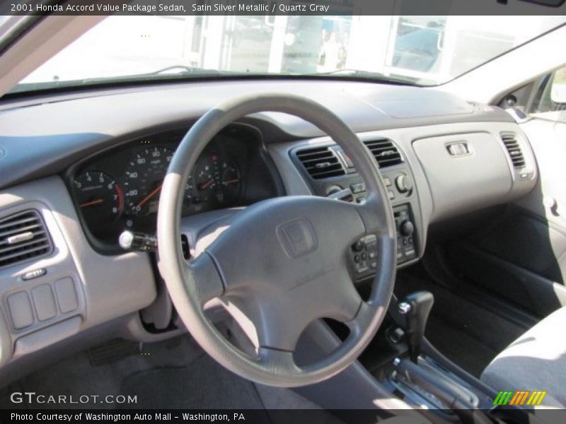 Satin Silver Metallic / Quartz Gray 2001 Honda Accord Value Package Sedan