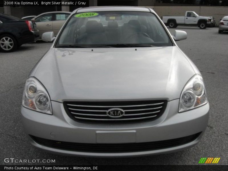 Bright Silver Metallic / Gray 2008 Kia Optima LX