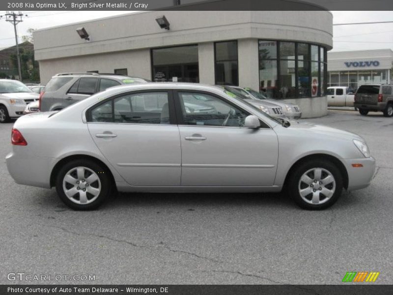 Bright Silver Metallic / Gray 2008 Kia Optima LX