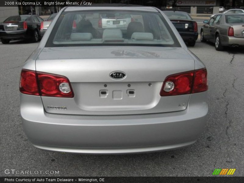 Bright Silver Metallic / Gray 2008 Kia Optima LX