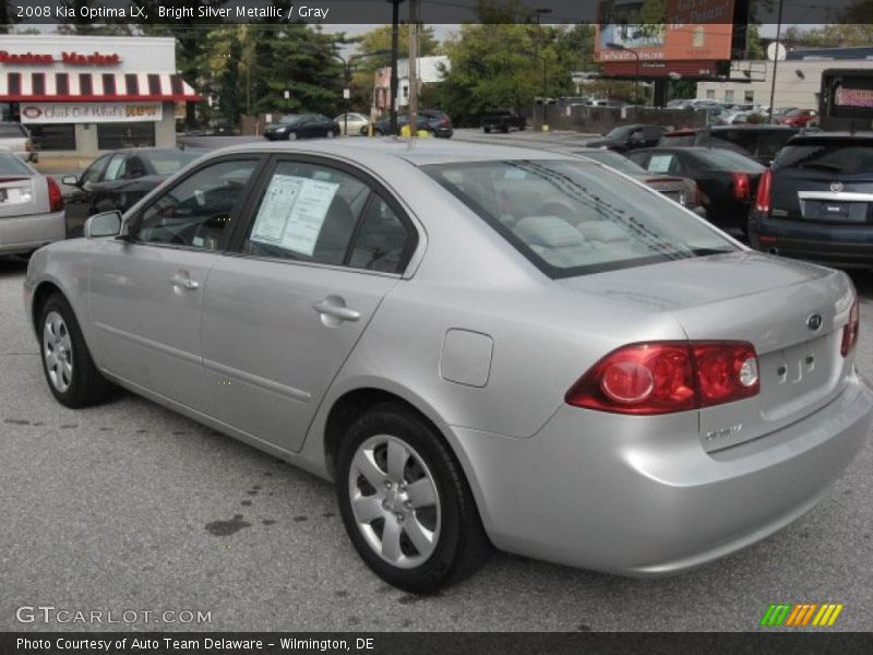 Bright Silver Metallic / Gray 2008 Kia Optima LX