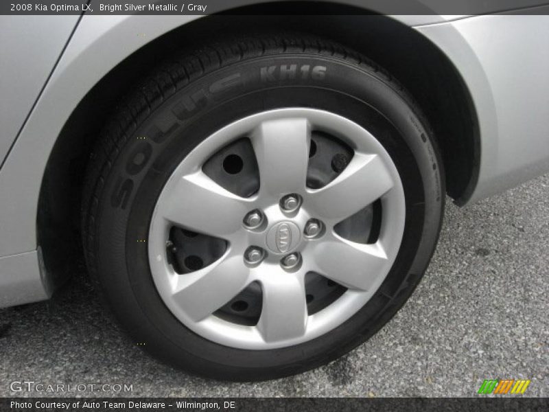Bright Silver Metallic / Gray 2008 Kia Optima LX