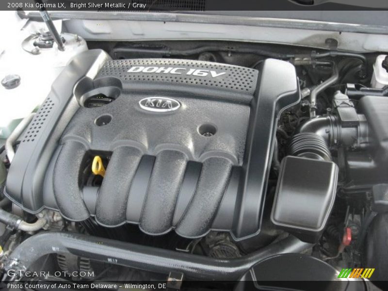 Bright Silver Metallic / Gray 2008 Kia Optima LX