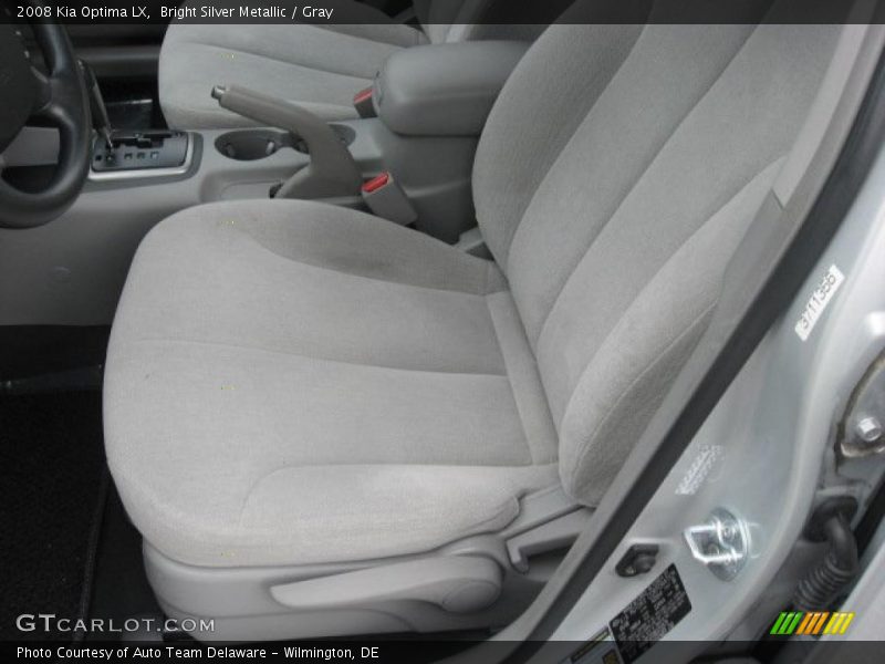 Bright Silver Metallic / Gray 2008 Kia Optima LX