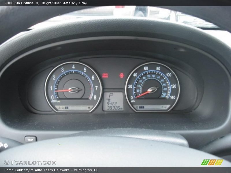 Bright Silver Metallic / Gray 2008 Kia Optima LX