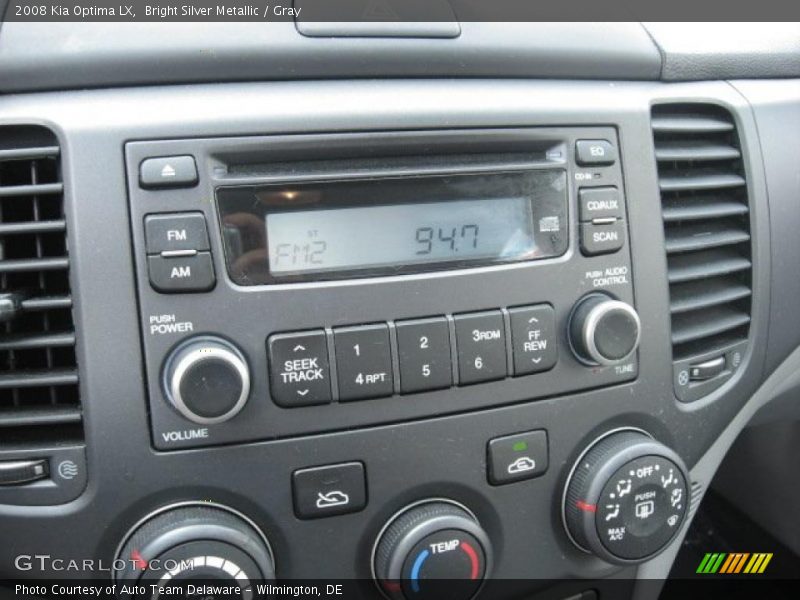 Bright Silver Metallic / Gray 2008 Kia Optima LX