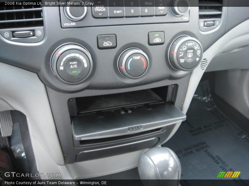 Bright Silver Metallic / Gray 2008 Kia Optima LX