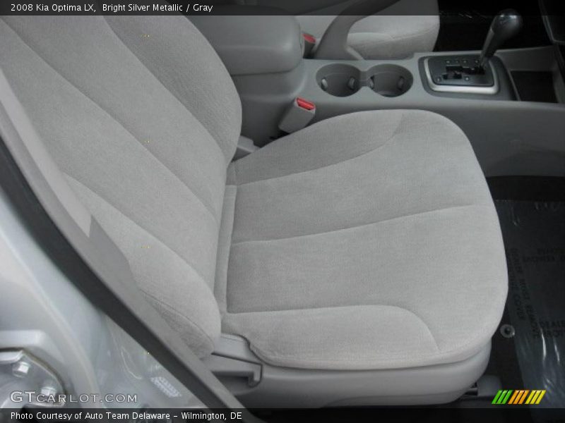 Bright Silver Metallic / Gray 2008 Kia Optima LX