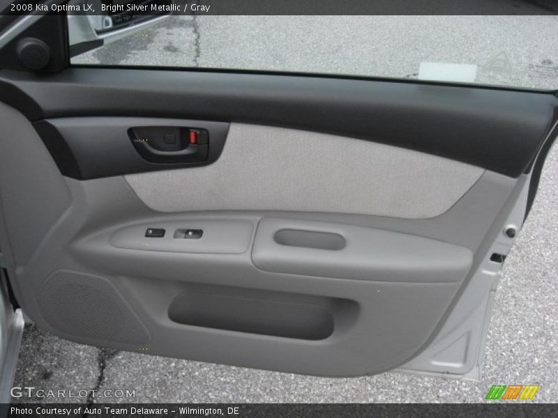 Bright Silver Metallic / Gray 2008 Kia Optima LX