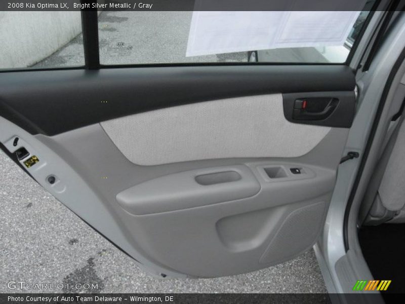 Bright Silver Metallic / Gray 2008 Kia Optima LX