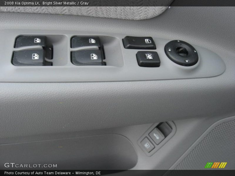 Bright Silver Metallic / Gray 2008 Kia Optima LX