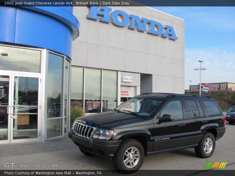 Brilliant Black / Dark Slate Gray 2003 Jeep Grand Cherokee Laredo 4x4