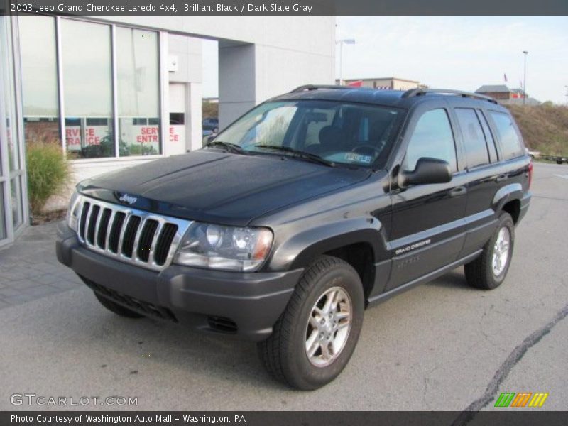 Brilliant Black / Dark Slate Gray 2003 Jeep Grand Cherokee Laredo 4x4