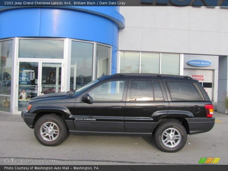 Brilliant Black / Dark Slate Gray 2003 Jeep Grand Cherokee Laredo 4x4