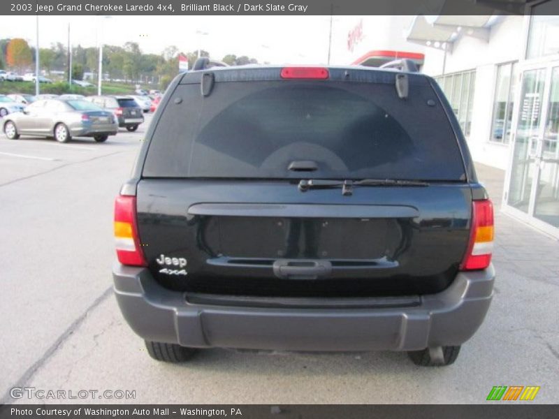 Brilliant Black / Dark Slate Gray 2003 Jeep Grand Cherokee Laredo 4x4