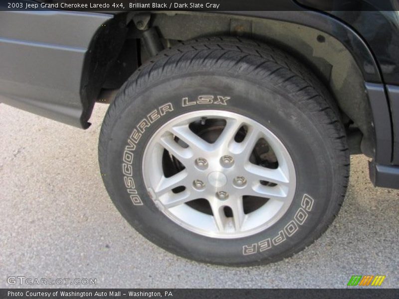 Brilliant Black / Dark Slate Gray 2003 Jeep Grand Cherokee Laredo 4x4